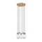 Z-Lite Arden Chandelier, 7-Light, 18 In.W x 12 In.H, Rubbed Brass/Clear 651P-7R-RB - alternate 5
